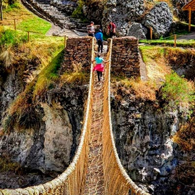 Tour Puente Inca de Q’eswachaka + 4 Lagunas Full Day